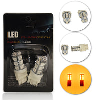 LED Exterior SMD Bulbs - 18 LED - Amber - 7443