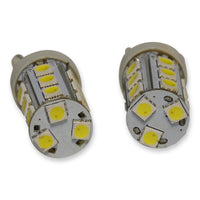 LED Exterior SMD Bulbs - 18 LED - White & Amber - 7443 - Switchback