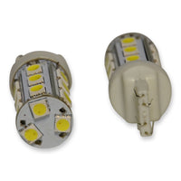 LED Exterior SMD Bulbs - 18 LED - White & Amber - 7443 - Switchback