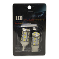 LED Exterior SMD Bulbs - 18 LED - White & Amber - 7443 - Switchback