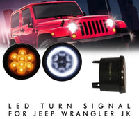 Jeep JK Smoked Lens LED Turn Signal Assembly