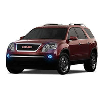GMC Acadia External Waterproof White & Amber Switchback LED halo Fog Light Kit 2007-2012