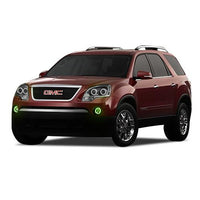 GMC Acadia External Waterproof White & Amber Switchback LED halo Fog Light Kit 2007-2012