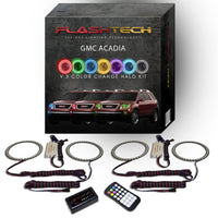 GMC Acadia V.3 Fusion Color Change LED Halo Headlight Kit 2007-2012
