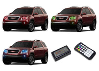 GMC Acadia V.3 Fusion Color Change LED Halo Headlight Kit 2007-2012