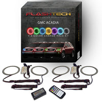 GMC Acadia V.3 Fusion Color Change LED Halo Headlight Kit 2007-2012