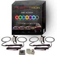 GMC Acadia V.3 Fusion Color Change LED Halo Headlight Kit 2007-2012