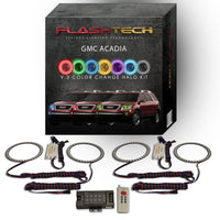 GMC Acadia V.3 Fusion Color Change LED Halo Headlight Kit 2007-2012