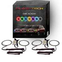 GMC Acadia V.3 Fusion Color Change LED Halo Headlight Kit 2007-2012