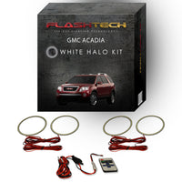 GMC Acadia White LED Halo Headlight Kit 2007-2012