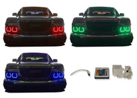 GMC Canyon V.3 Fusion Color Change LED Halo Headlight Kit 2004-2012
