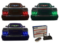 GMC Canyon V.3 Fusion Color Change LED Halo Headlight Kit 2004-2012