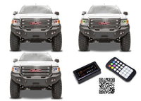 GMC Canyon V.3 Fusion Color Change LED Halo Headlight Kit 2015-2018