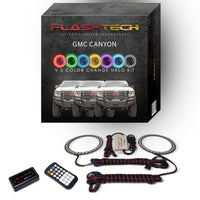 GMC Canyon V.3 Fusion Color Change LED Halo Headlight Kit 2015-2018