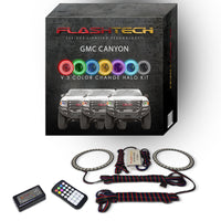 GMC Canyon V.3 Fusion Color Change LED Halo Headlight Kit 2015-2018