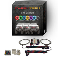 GMC Canyon V.3 Fusion Color Change LED Halo Headlight Kit 2015-2018