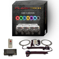 GMC Canyon V.3 Fusion Color Change LED Halo Headlight Kit 2015-2018