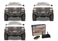 GMC Canyon V.3 Fusion Color Change LED Halo Headlight Kit 2015-2018