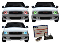 GMC Sonoma V.3 Fusion Color Change LED Halo Headlight Kit 1994-1997