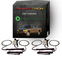 GMC Sonoma V.3 Fusion Color Change LED Halo Headlight Kit 1998-2004
