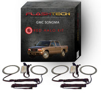 GMC Sonoma V.3 Fusion Color Change LED Halo Headlight Kit 1998-2004