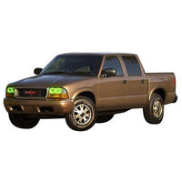 GMC Sonoma ColorChase LED Halo Headlight Kit 1998-2004