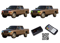 GMC Sonoma V.3 Fusion Color Change LED Halo Headlight Kit 1998-2004