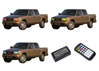 GMC Sonoma V.3 Fusion Color Change LED Halo Headlight Kit 1998-2004
