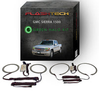 GMC Sierra Denali V.3 Fusion Color Change LED Halo Headlight Kit 2001-2006