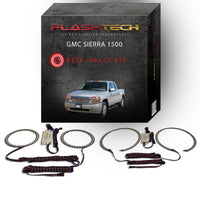 GMC Sierra Denali V.3 Fusion Color Change LED Halo Headlight Kit 2001-2006