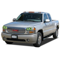 GMC Sierra Denali ColorChase LED Halo Headlight Kit 2001-2006