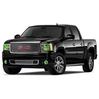 GMC Sierra V.3 Fusion Color Change Headlight & LED Halo Fog Light Kit 2007-2013