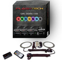 GMC Sierra V.3 Fusion Color Change LED Halo Fog Light Kit 2007-2013