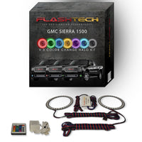GMC Sierra V.3 Fusion Color Change LED Halo Fog Light Kit 2007-2013