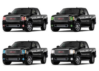 GMC Sierra V.3 Fusion Color Change Headlight & LED Halo Fog Light Kit 2007-2013