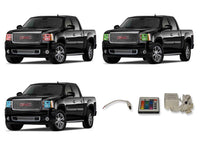 GMC Sierra V.3 Fusion Color Change LED Halo Headlight Kit 2007-2013