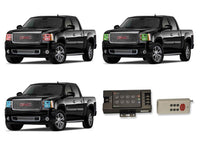 GMC Sierra V.3 Fusion Color Change LED Halo Headlight Kit 2007-2013