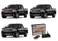 GMC Sierra V.3 Fusion Color Change LED Halo Headlight Kit 2007-2013