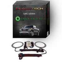 GMC Sierra V.3 Fusion Color Change External Waterproof LED Halo Fog Light Kit 2014-2016