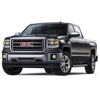 GMC Sierra ColorChase LED Halo Fog Light Kit 2014-2016