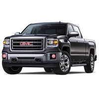 GMC Sierra ColorChase LED Halo Fog Light Kit 2014-2016