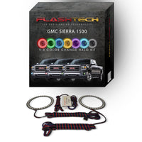 GMC Sierra V.3 Fusion Color Change LED Halo Fog Light Kit 2014-2016