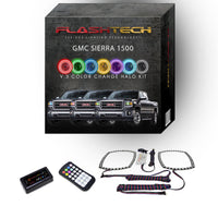 GMC Sierra V.3 Fusion Color Change LED Halo Headlight Kit 2014-2015