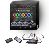 GMC Sierra V.3 Fusion Color Change LED Halo Headlight Kit 2014-2015