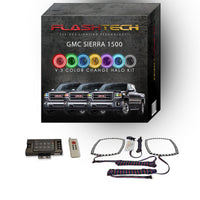 GMC Sierra V.3 Fusion Color Change LED Halo Headlight Kit 2014-2015