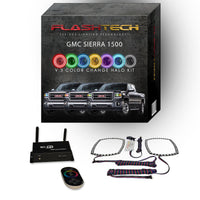 GMC Sierra V.3 Fusion Color Change LED Halo Headlight Kit 2014-2015