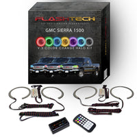 GMC Sierra V.3 Fusion Color Change LED Halo Headlight Kit 1999-2006