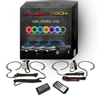 GMC Sierra V.3 Fusion Color Change LED Halo Headlight Kit 1999-2006