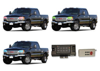 GMC Sierra V.3 Fusion Color Change LED Halo Headlight Kit 1999-2006