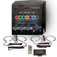 GMC Sierra V.3 Fusion Color Change LED Halo Headlight Kit 1999-2006
